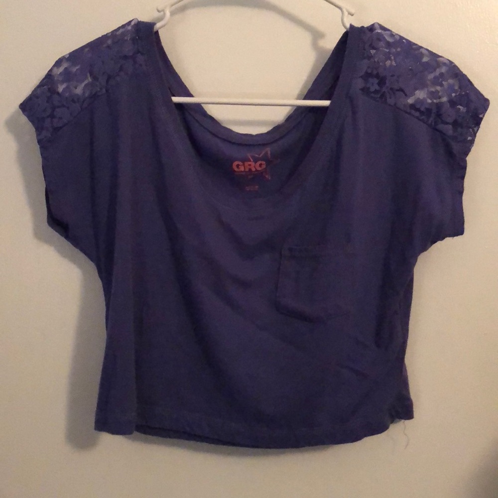 Garage cropped tee